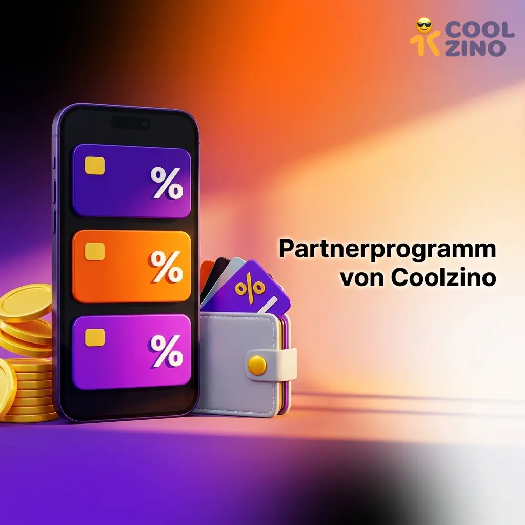 Coolzino Partnerprogramm – Affiliates verdienen bis zu 40% Revenue Share durch Vermittlung neuer Spieler